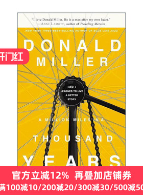 英文原版 A Million Miles in a Thousand Years 一千年里的一百万英里 Donald Miller 英文版 进口英语原版书籍