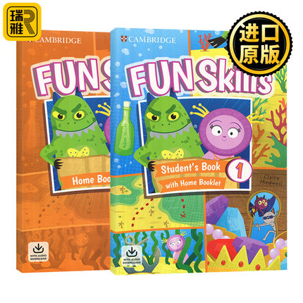 新版剑桥少儿英语YLE考试一级官方备考书 Fun Skills Level 1 for Pre A1 Starters