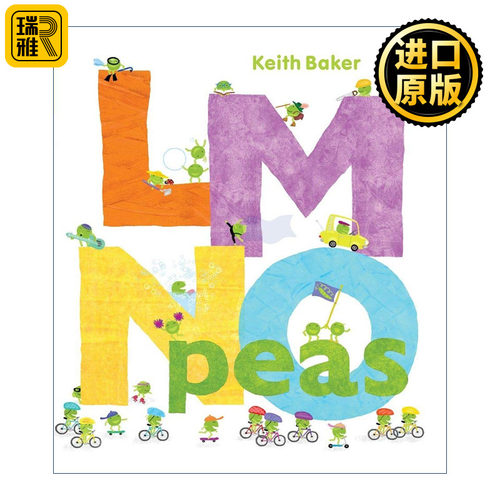 LMNO Peas  豌豆系列 从A到Z的字母大冒险 精装图画书