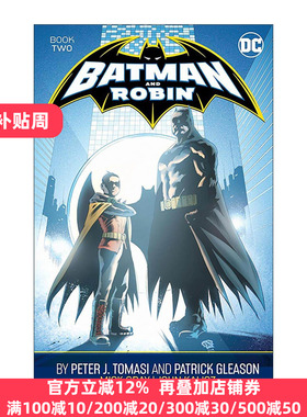 英文原版 Batman and Robin by Peter J. Tomasi and Patrick Gleason Book Two 蝙蝠侠与罗宾 卷二 DC漫画 进口英语原版书籍