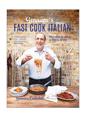 英文原版 Gennaro's Fast Cook Italian 意大利名厨Gennaro Contaldo的快手意式食谱 精装 英文版 进口英语原版书籍