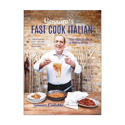 英文原版 Gennaro's Fast Cook Italian 意大利名厨Gennaro Contaldo的快手意式食谱 精装 英文版 进口英语原版书籍