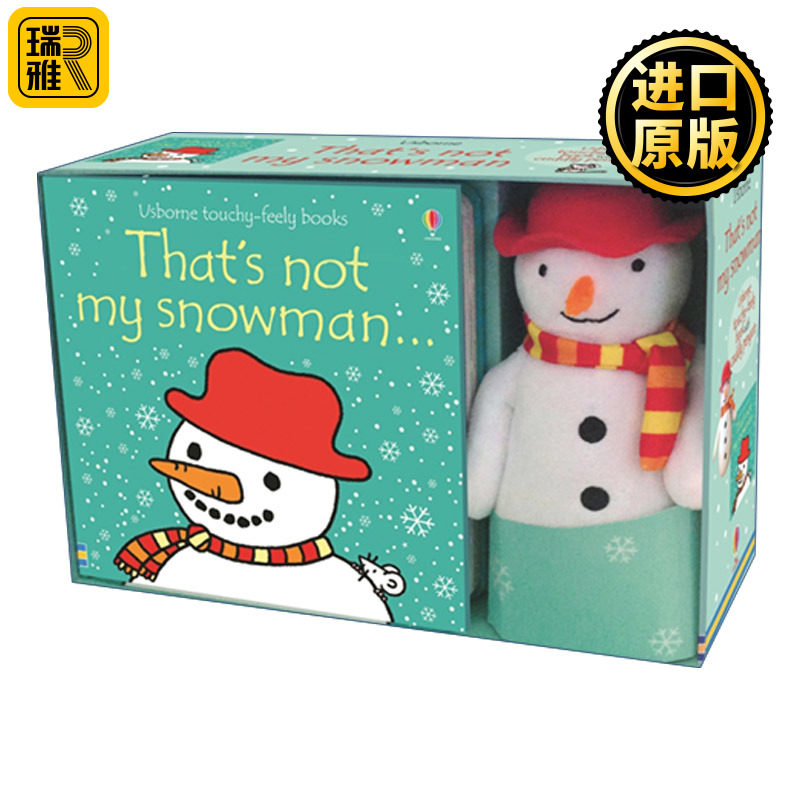 That's not my snowman Book and Toy 那不是我的雪人套装 书和玩具 英文原版儿童绘本