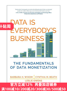 英文原版 Data Is Everybody's Business The MIT Press 数据是每个人的事 数据货币化指南 福布斯年度十大科技图书 英文版