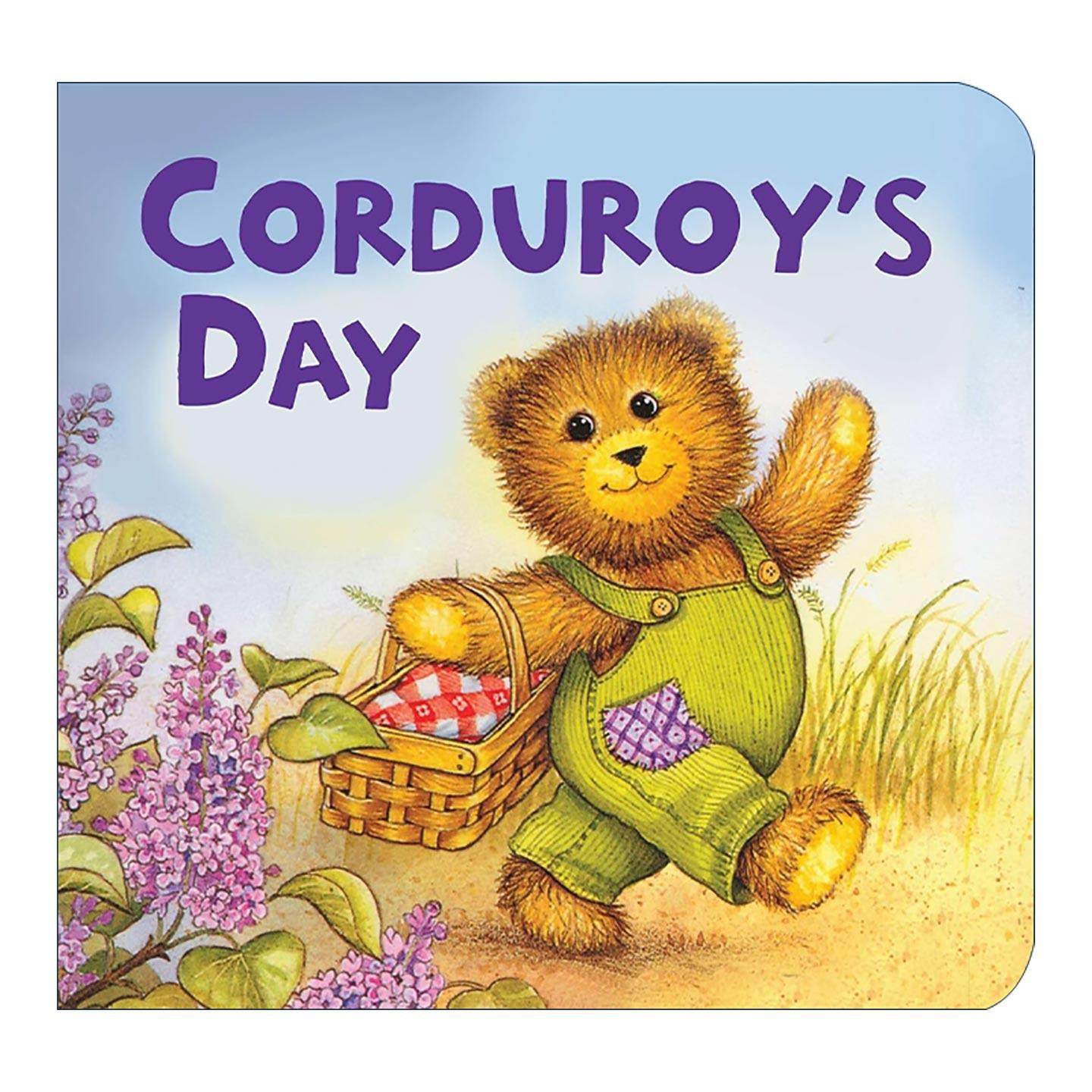 英文原版 Corduroy's Day 小熊可杜罗的一天 小熊可可 儿童经典算数启蒙认知绘本 纸板书 英文版 进口英语原版书籍