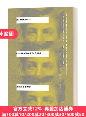 彩画集 兰波散文诗全集 英文原版 Illuminations Arthur Rimbaud John Ashbery 豆瓣推荐 英文版 Arthur Rimbaud 进口英语原版书籍