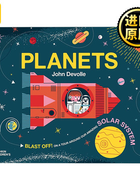 Planets 星球 太阳系行星宇宙科普绘本 John Devolle 精装