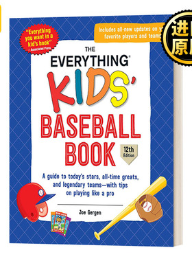 英文原版 The Everything Kids' Baseball Book, 12th Edition 孩子的百宝箱 棒球书 英文版 进口英语原版书籍