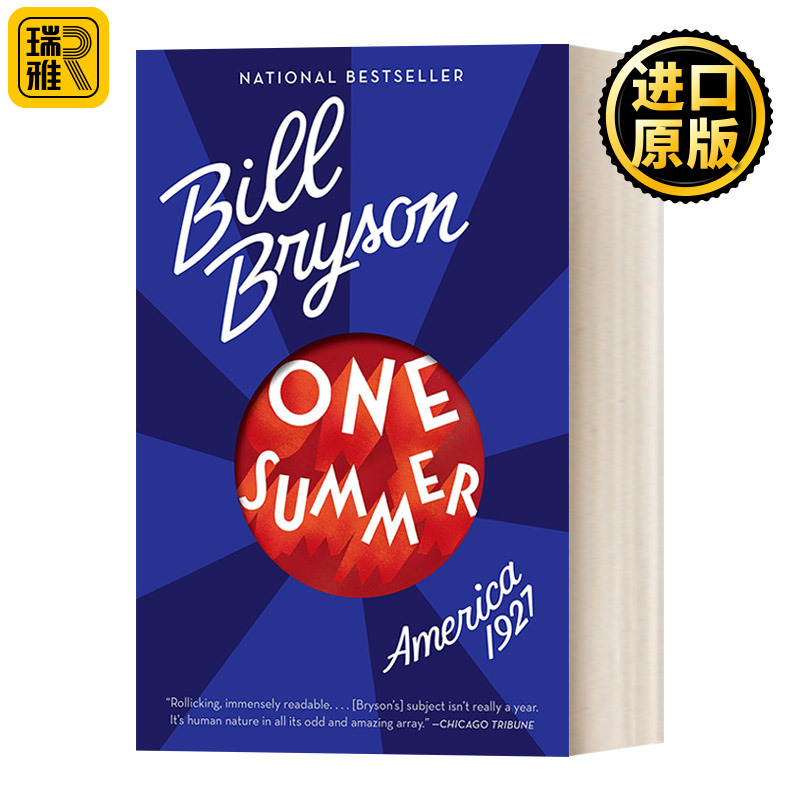 英文原版 One Summer: America, 1927 1927 Bill Bryson