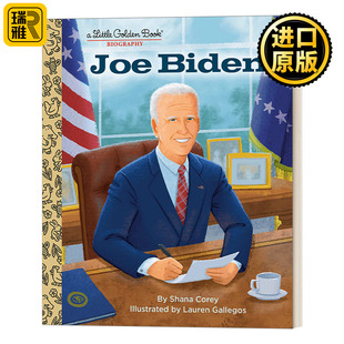 Biography 小金书 兰登书屋精装 传记 约瑟夫·拜登 Book Golden Little Biden Joe