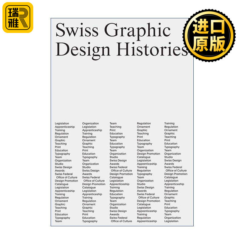 英文原版 Swiss Graphic Design Histories 瑞士平面设计史 数字媒体设计 英文版 进口英语原版书籍