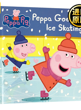 小猪佩奇 佩奇去滑冰 英文原版绘本 Peppa Pig Peppa Goes Ice Skating 粉红猪小妹 Ladybird 全英文版进口原版英语书籍