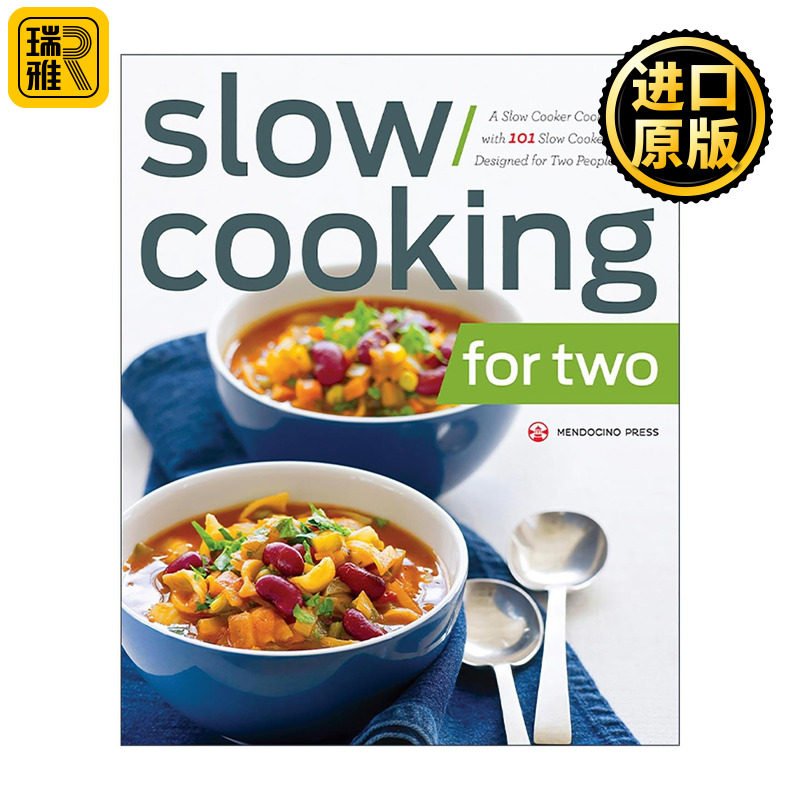 英文原版 Slow Cooking for Two 双人慢炖锅美食食谱 两人份烹饪指南 英文版 进口英语原版书籍