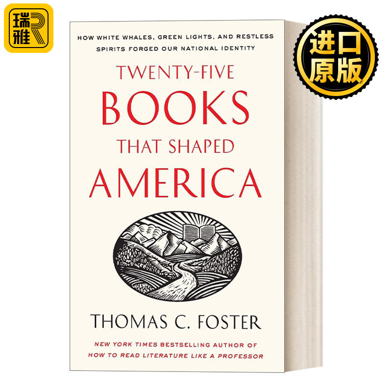 英文原版 Twenty-five Books That Shaped America 塑造美国的25本书 密歇根大学教授托马斯·福斯特Thomas Foster 进口英语书籍
