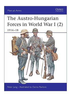 英文原版 The Austro-Hungarian Forces in World War I 2 一战奥匈帝国的军队 1916–18 历史上的军队系列 进口英语原版书籍