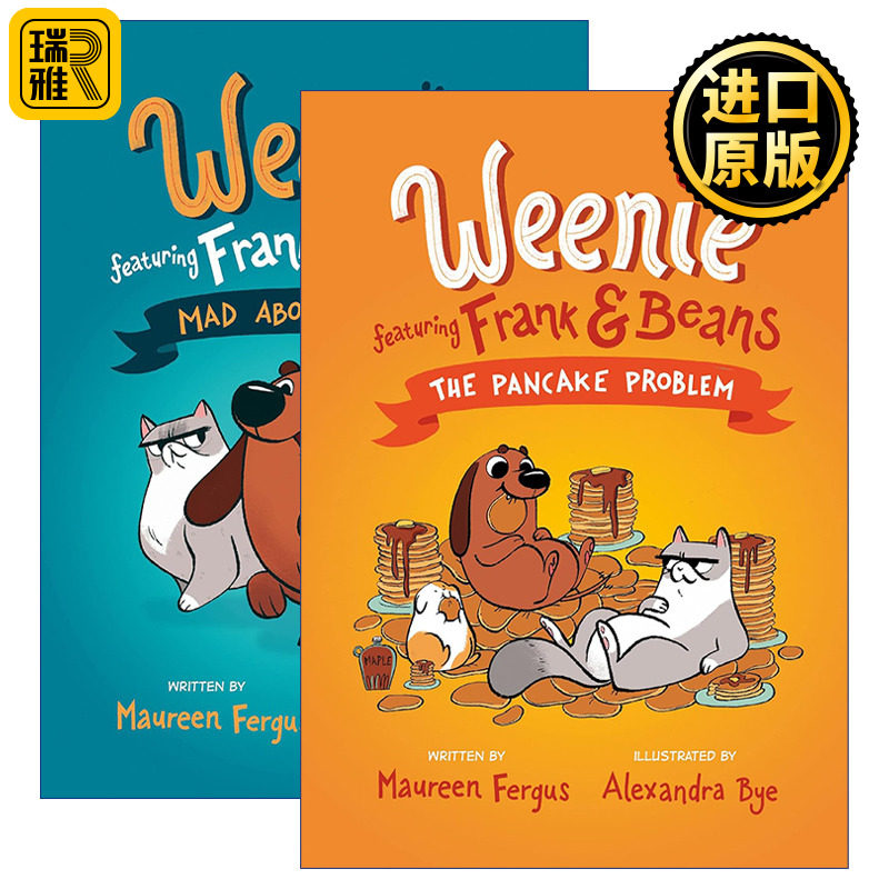Weenie Featuring Frank and Beans 小不点弗兰克与豆子系列2册 英文原版