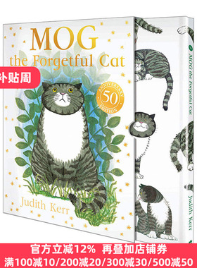 英文原版 Mog The Forgetful Cat Slipcase Gift Edition 50