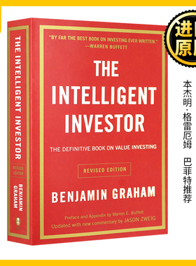 聪明的投资者 The Intelligent Investor英文原版 本杰明格雷厄姆 股市 巴菲特推荐 金融投资进口英语书籍 搭King of Capital