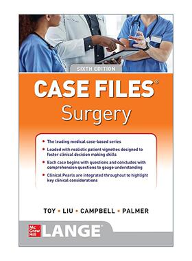 英文原版 Case Files Surgery 外科案例集 第6版 英文版 进口英语原版书籍