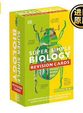 SuperSimple Revision Cards Biology超级简单复习卡 生物 英文原版