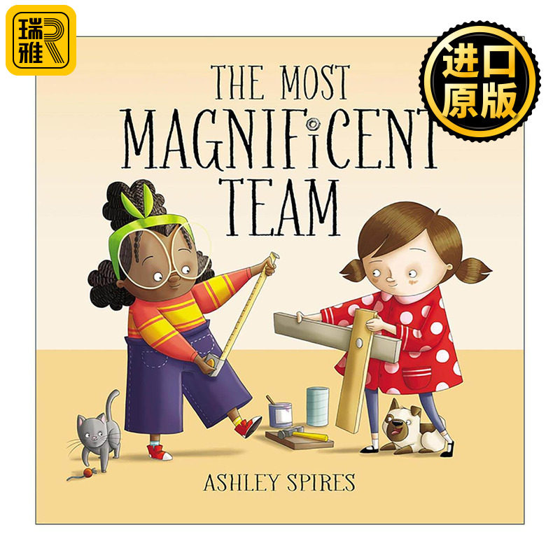 英文原版 The Most Magnificent Team 了不起的团队 了不起的杰作系列4 精装绘本 Ashley Spires 英文版 进口英语原版书籍