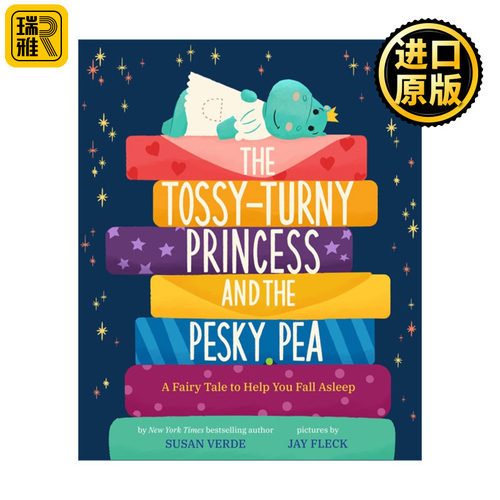 英文原版 The Tossy Turny Princess and the Pesky Pea Feel Good Fairy Tales 舒缓情绪新童话系列 辗转难眠公主和讨厌的豌豆