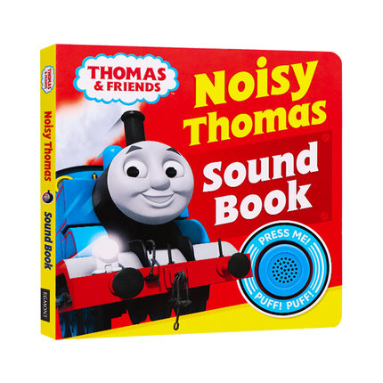 小火车托马斯和朋友们 纸板发声书 英文原版绘本 Thomas and Friends Noisy Thomas Sound Book 全英文版进口原版英语书籍