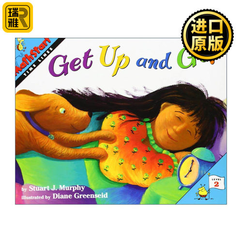 英文原版 Mathstart Level 2 Get Up and Go 数学启蒙绘本2级 英文版 进口英语原版书籍