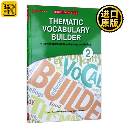 英文原版 Thematic Vocabulary Builder 2 学乐初中英语主题词汇2 英文版 进口英语原版书籍