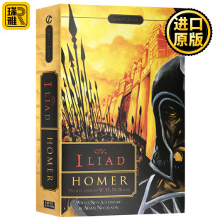 古希腊文学作品 进口英语书籍 荷马史诗之伊利亚特 Homer 英文版 特洛伊战争 叙事史诗 小说 英文原版 Iliad The