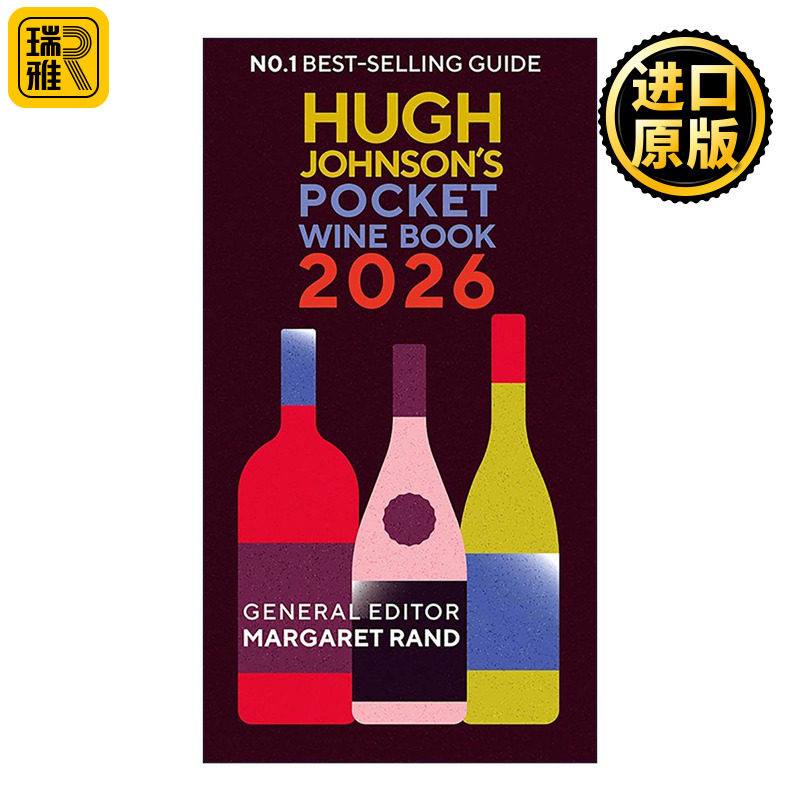 英文原版 Hugh Johnson's Pocket Wine Book 2026 休·约翰逊袖珍葡萄酒指南 精装 英文版 进口英语原版书籍