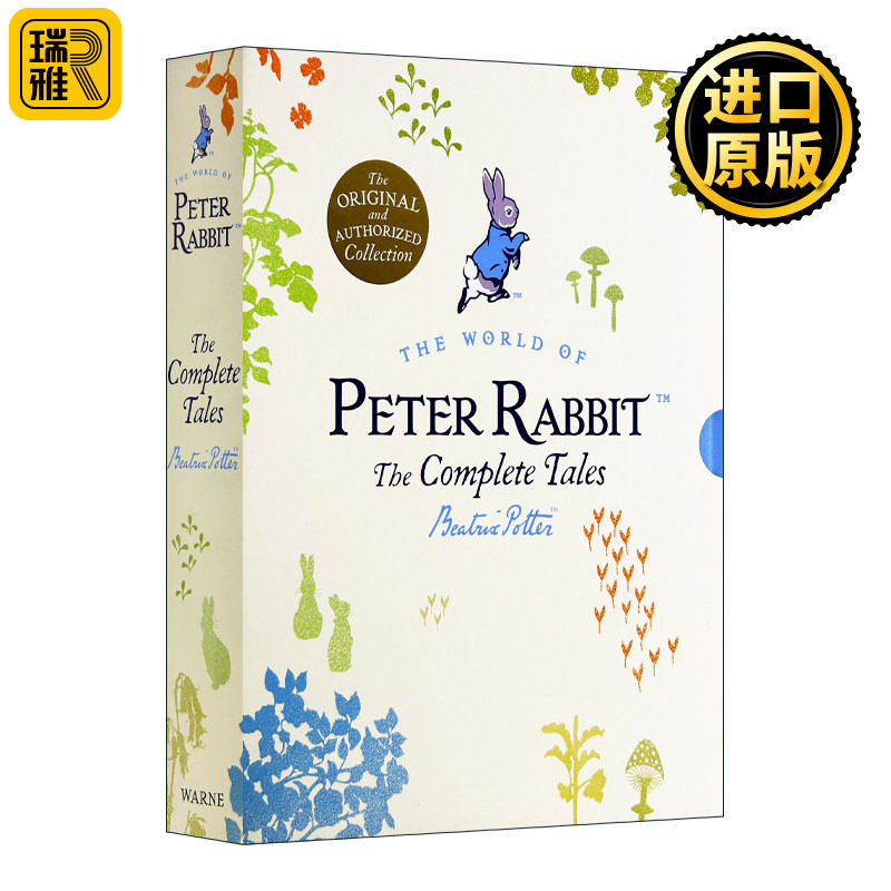 彼得兔的故事全集 英文原版 Beatrix Potter The Complete Tales比德兔23个经典故事集Peter Rabbit毕翠克丝波特 儿童启蒙英语书籍