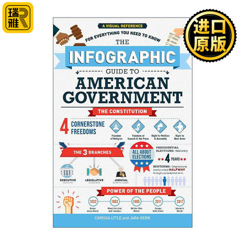 英文原版 The Infographic Guide to American Government 图解美国政府 英文版 进口英语原版书籍