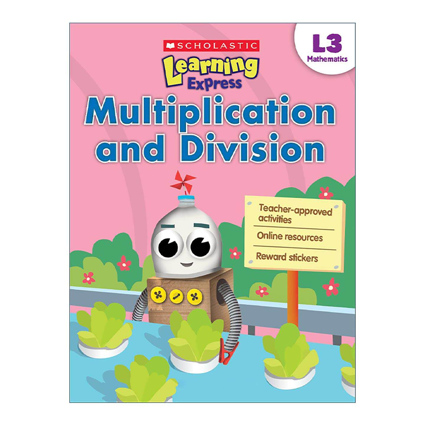 英文原版 Learning Express L3 Multiplication And Division 学乐学习列车系列L3 乘法和除法 英文版 进口英语原版书籍
