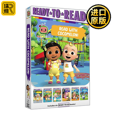 英文原版 Read With Cocomelon 和可可瓜瓜一起读 准备读分级读物Ready to go 英文版 进口英语原版书籍