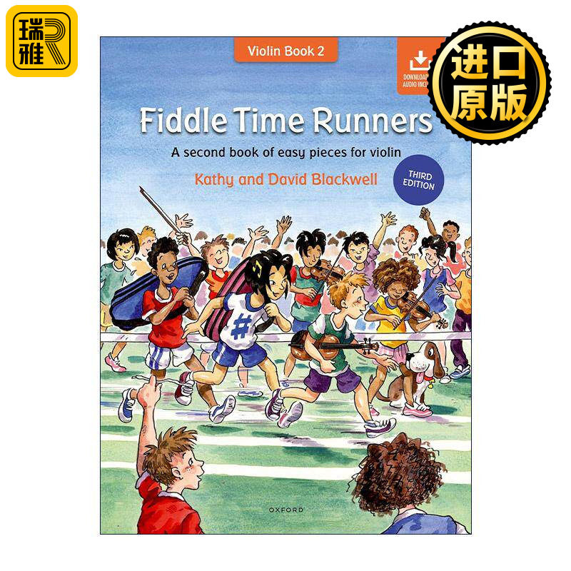英文原版 Fiddle Time Runners 牛津小提琴时光 提速教材 入门进阶2 ABRSM英皇考级小提琴启蒙教材 英文版 进口英语原版书籍