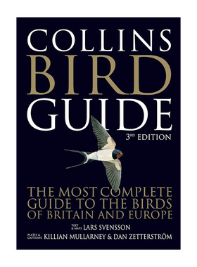 Collins Bird Guide 柯林斯鸟类图鉴 第三版 瑞典著名鸟类学家Lars Svensson 彩色插图