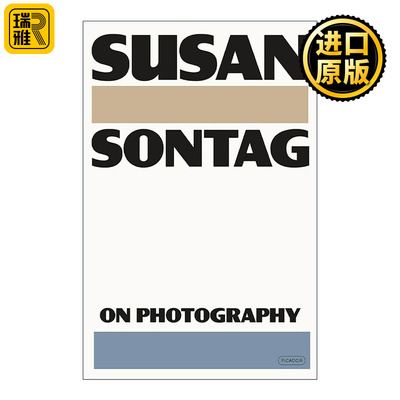 英文原版 On Photography 论摄影 苏珊桑塔格 英文版 进口英语原版书籍