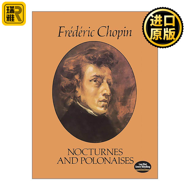 英文原版 Nocturnes and Polonaises 夜曲与波兰舞曲 波罗乃兹 肖邦 乐谱 英文版 进口英语原版书籍