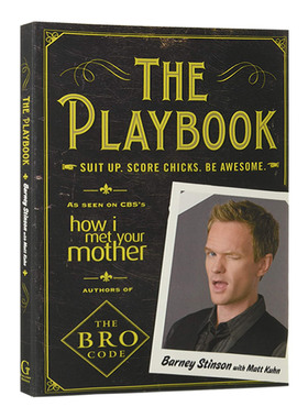 巴叔 The Playbook Suit up Score chicks Be awesome 英文原版 Barney Stinson;Matt Kuhn 英文版进口原版英语书籍