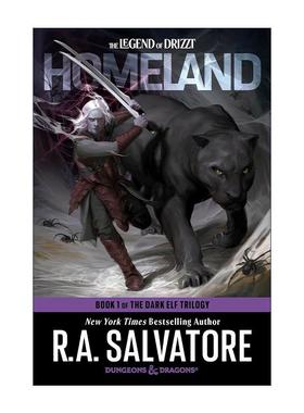 英文原版 Homeland Dungeons & Dragons 故土 龙与地下城 黑暗精灵三部曲之一 R.A. Salvatore 英文版 进口英语原版书籍
