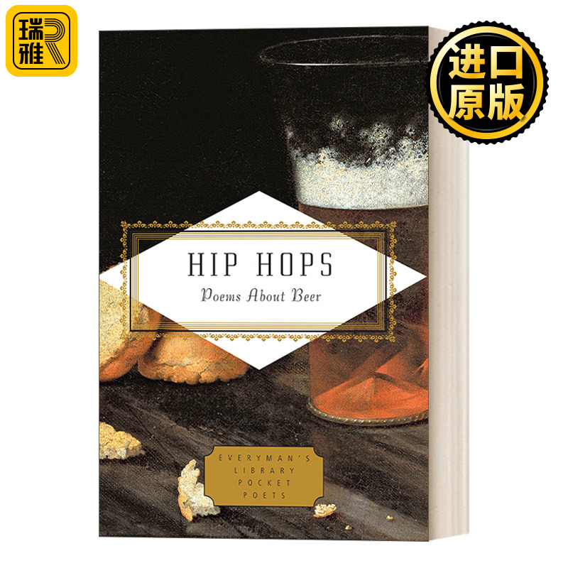 英文原版 Hip Hops Poems About Beer Everyman's Library Pocket Poets Series 啤酒之诗 人人图书馆精装收藏版 Christoph Keller