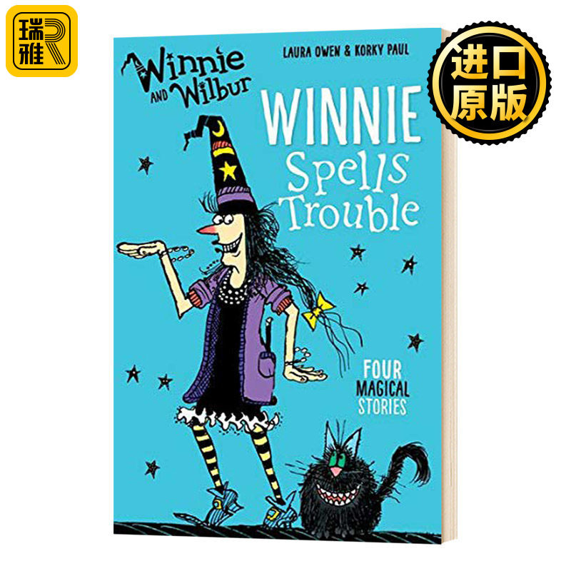 女巫温妮和威尔伯 温妮意味着麻烦 英文原版 Winnie and Wilbur Winnie Spells Trouble 系列 魔法绘本全套 Laura Owen 英语书籍