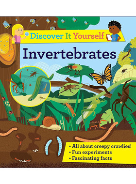 英文原版 Discover It Yourself Invertebrates 自己去发现 无脊椎动物 科普读本 英文版 进口英语原版书籍