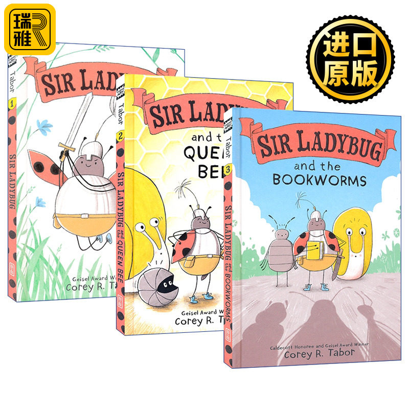 Sir Ladybug and the Queen Bee the Bookworms 瓢虫爵士系列3册