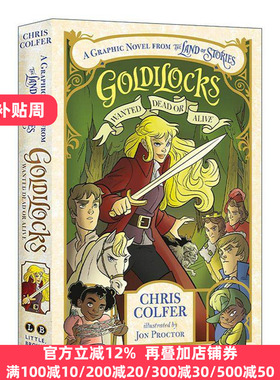 英文原版 Goldilocks Wanted Dead or Alive 金发姑娘 生死论 漫画 英文版 进口英语原版书籍