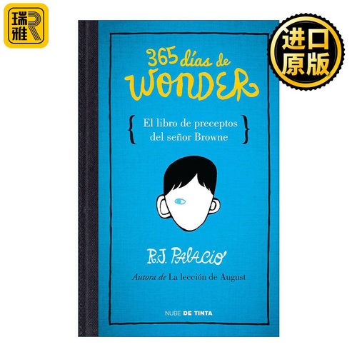 原版书 365 dias de Wonder El libro de preceptos del senor Brown 365 Days of Wonder 365天奇迹 箴言书 西班牙语版进口