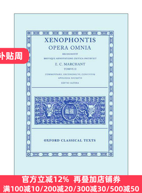 英文原版 Xenophon II Libri Socratici 色诺芬 回忆苏格拉底 牛津古典文本系列 精装 英文版 进口英语原版书籍
