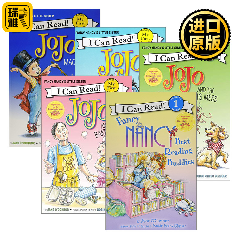 5 I Can Read Fancy Nancy JoJo Jane O'Connor