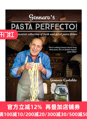 英文原版 Gennaro's Pasta Perfecto 意大利名厨Gennaro Contaldo的完美意面食谱 精装 英文版 进口英语原版书籍